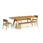 Greenington CURRANT Bamboo 72 - 92 Extendable Dining Table - Caramelized - Dining Tables