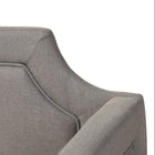 Baxton Studio Parkson Modern and Contemporary Grey Fabric Curved Notched Corners Sofa Twin Daybed with Roll-Out Trundle Guest Bed - Kids