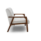 Baxton Studio Baxton Studio Mid-Century Masterpieces Sofa - White - Living Room Furniture