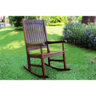 International Caravan Outdoor Wood Porch Rocker - Brown - Outdoor Furniture