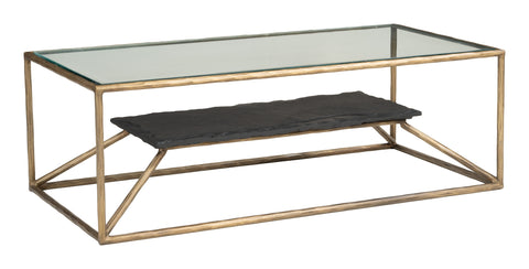 Zuo Ranol Coffee Table Brass