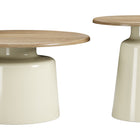 Zuo Lireen Coffee Table Set (2-Piece) Natural & Ivory