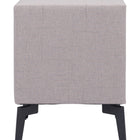 Zuo Halle Side Table Gray