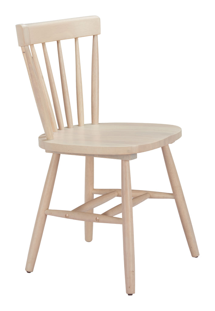 Zuo Tyce Dining Chair (Set of 2) Natural