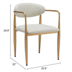 Zuo Zens Dining Chair (Set of 2) Quill Gray