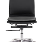 Zuo Lider Plus Armless Office Chair Black