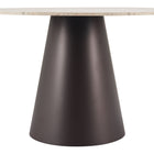 Zuo Jorf Dining Table Beige & Bronze