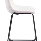 Zuo Smart Counter Stool (Set of 2) Ivory