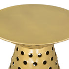 Zuo Proton Side Table Gold