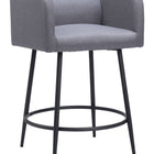 Zuo Horbat Counter Stool (Set of 2) Gray