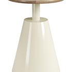 Zuo Sira Side Table Natural & Ivory