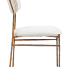 Zuo Sydhavnen Dining Chair Cream & Gold