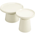 Zuo Beurre Coffee Table Set (2-Piece) Ivory