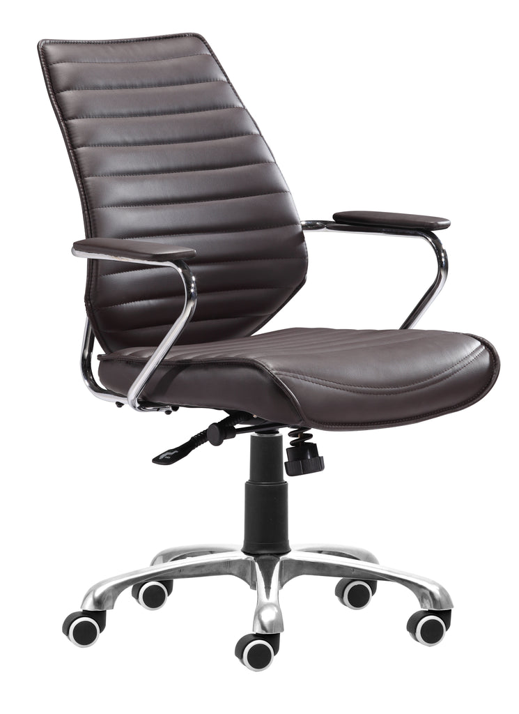 Zuo Enterprise Low Back Office Chair Espresso