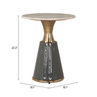 Zuo Glasa Side Table Multicolor