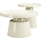 Zuo Beurre Coffee Table Set (2-Piece) Ivory