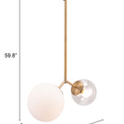 Zuo Constance Ceiling Lamp Brass