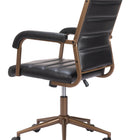 Zuo Auction Office Chair Vintage Black