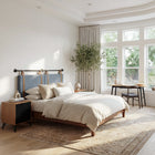 Zuo Luum Queen Platform Bed Frame Walnut