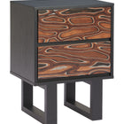 Zuo Aremi Nightstand Brown & Black
