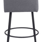Zuo Horbat Barstool (Set of 2) Gray