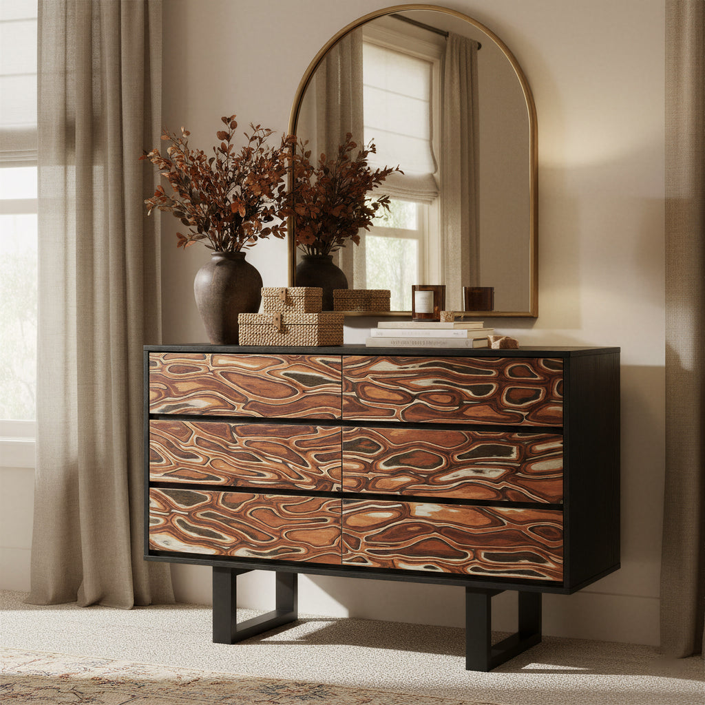 Zuo Aremi Dresser Brown & Black
