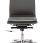 Zuo Lider Plus Armless Office Chair Gray
