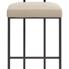 Zuo Velar Barstool (Set of 2) Beige & Gray