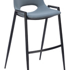 Zuo Desi Barstool (Set of 2) Azure Gray