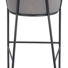 Zuo Bremor Barstool Slate Gray