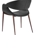 Zuo Limay Dining Chair (Set of 2) Black & Walnut