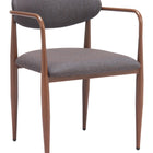 Zuo Zens Dining Chair (Set of 2) Truffle Gray