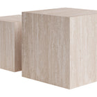 Zuo Cambro Coffee Table Set (2-Piece) Stone Beige