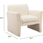 Zuo Dobra Accent Chair Oatmeal Beige