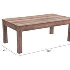 Zuo Bonker 3 in 1 Table Brown