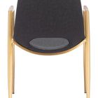 Zuo Desi Dining Chair (Set of 2) Black & Gold
