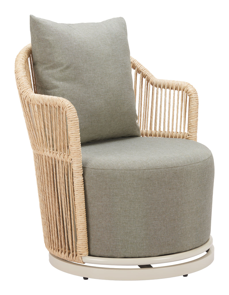 Zuo Lanai Swivel Chair Multicolor