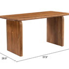 Zuo Naboo Desk Walnut