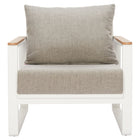 Zuo Welt Armchair Taupe & White