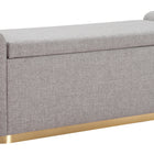 Zuo Dobo Storage Bench Gray