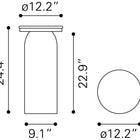 Zuo Luxor Drink Table Multicolor
