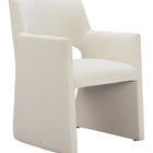 Zuo Minet Dining Chair Linen White