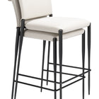 Zuo Freesia Barstool (Set of 2) White