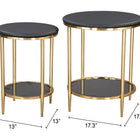 Zuo Koper Coffee Table Set (2-Piece) Black