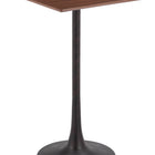 Zuo Valleta Bar Table Brown