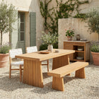 Zuo Valtan Bar Cart Natural
