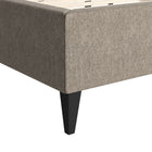 Zuo Dusa King Bed Olive Brown