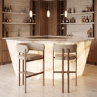 Zuo Ruge Barstool (Set of 2) Beige