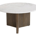 Zuo Tailo Coffee Table White & Brass