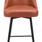 Zuo Keppel Swivel Counter Stool Brown